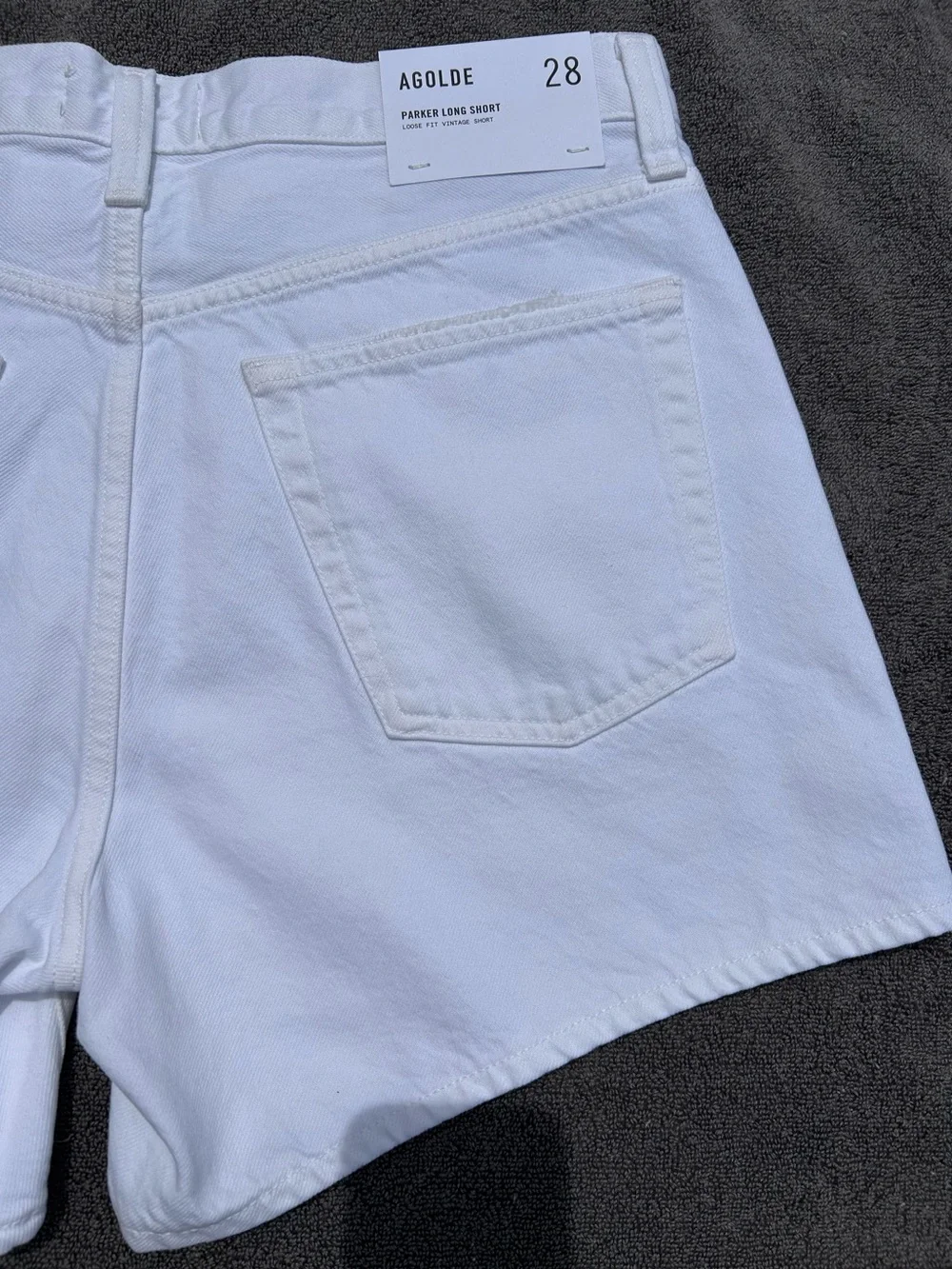 NWT🌷Agolde Parker Denim Long Shorts